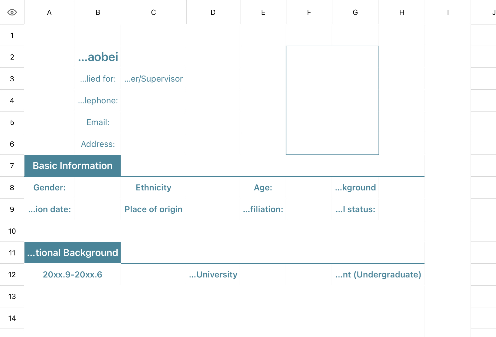 Simplified Job Resume 2